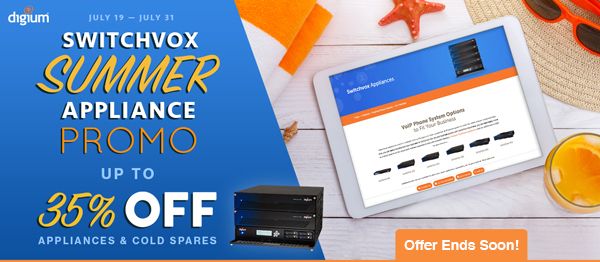 Upgrade your Switchvox Appliance and Save up to 35%